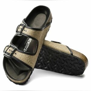 Birkenstock Raffia Sandals with Leather
